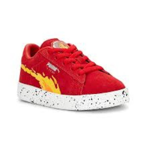 Puma Other - PUMA Paw Patrol Marshall sneakers | kids size 1.5c | red yellow white | suede